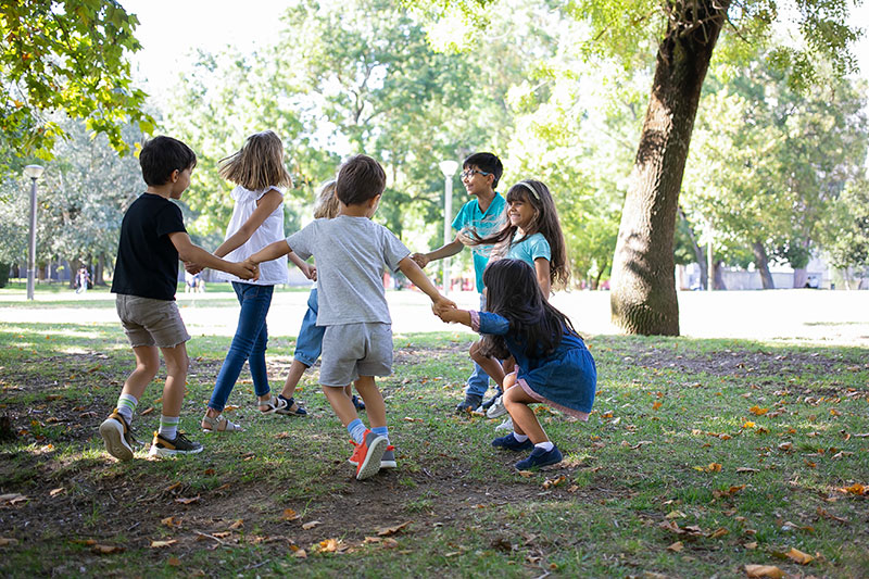 children playing